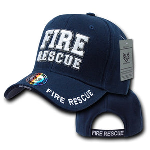 Fire Rescue Hat Firefighter Baseball Cap Fire Department - Rapid Dominance JW - 