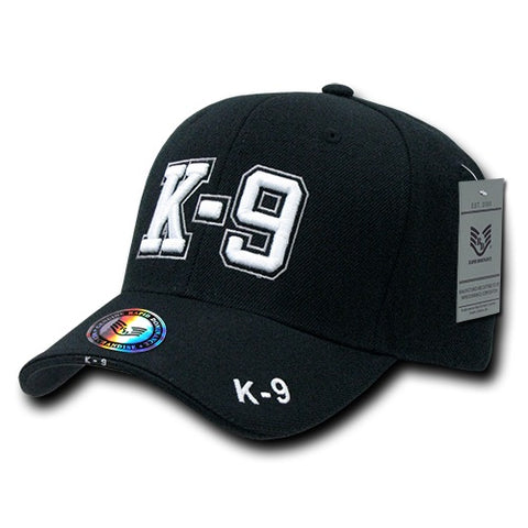 K-9 Baseball Cap - Embroidered Cotton Adjustable Dad Hat, Unisex, Multiple Designs