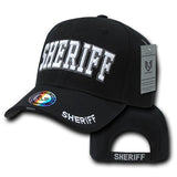Sheriff Hat Law Enforcement Baseball Cap - Black - Rapid Dominance JW