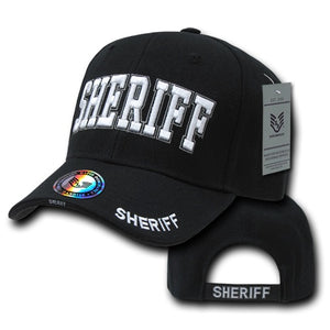 Sheriff Hat Law Enforcement Baseball Cap - Black - Rapid Dominance JW - 