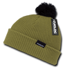 Everest Beanie, Knit Cap, Cuffed Beanie with Pom - Cuglog K002