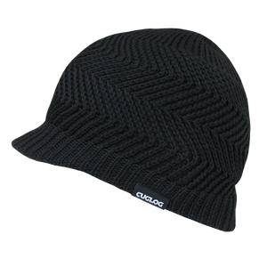 Elbert Zig Zag HybriCap Beanie, Knit Cap - Cuglog K011 - 