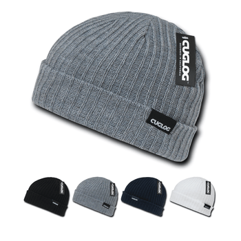 Orizaba Cuffed Cable Beanie, Knit Cap, Skater Beanie - Cuglog K015