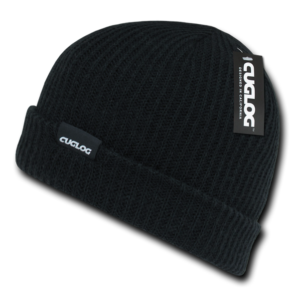 Halla Beanie, Knit Cap, Cable Knitted with Cuff - Cuglog K017