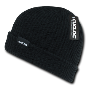 Halla Beanie, Knit Cap, Cable Knitted with Cuff - Cuglog K017 - 