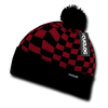 Changbai Checker Beanie, Plaid Knit Cap, Soft Cuff Beanie with Pom Pom - Cuglog K019