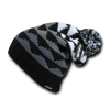 K2 Beanie, Knit Cap, Cuff Slouch Beanie with Pom Pom - Cuglog K023