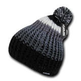 Matterhorn Pom Beanie, Extra Thick Knit Cap - Cuglog K024