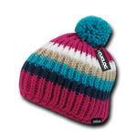 Mont Ventoux Beanie, Knit Cap, Cable Knit with Pom Pom - Cuglog K028 - Picture 3 of 5