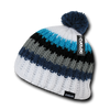 Mont Ventoux Beanie, Knit Cap, Cable Knit with Pom Pom - Cuglog K028