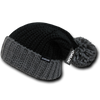 Rainier Beanie, Knit Cap, Cuff Beanie with Pom Pom - Cuglog K030