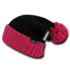 Rainier Beanie, Knit Cap, Cuff Beanie with Pom Pom - Cuglog K030