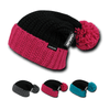 Rainier Beanie, Knit Cap, Cuff Beanie with Pom Pom - Cuglog K030
