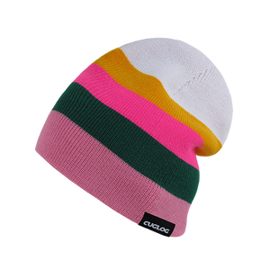 Rushmore Striped Beanie, Soft Knit Cap - Cuglog K033 - 