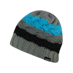 St. Helens Striped Beanie, Thick Knit Cap - Cuglog K034