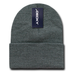 Decky KC - Blank Cuff Beanie, Long Knit Cap - Picture 9 of 11