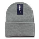 Decky KC - Blank Cuff Beanie, Long Knit Cap - Picture 10 of 11