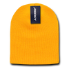 Decky KCS Short Beanie, Blank Knit Cap