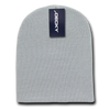 Decky KCS Short Beanie, Blank Knit Cap