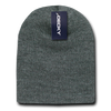 Decky KCS Short Beanie, Blank Knit Cap