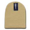 Decky KCS Short Beanie, Blank Knit Cap