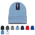 Decky KC - Blank Cuff Beanie, Long Knit Cap - Picture 1 of 11