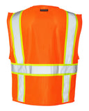 Kishigo 1163-1164 Ultra-Cool™ Solid Front Vest with Mesh Back, Safety Vest