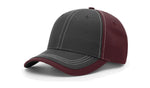 Richardson 275 - Charcoal Front with Contrast Stitching Cap - Picture 12 of 14