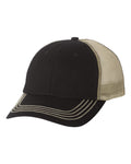 Mega Cap 6894 - Washed Twill Trucker Cap - 6894 - Picture 1 of 19