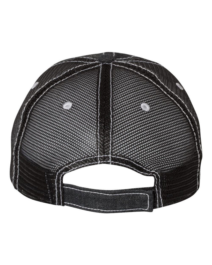 Mega Cap 6990B Herringbone Contrast Stitch Trucker Cap – The Park Wholesale