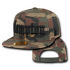 Compton City Camo Snapback Flat Bill Hat, Camo/Black