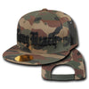 Long Beach City Camo Snapback Flat Bill Hat, Camo/Black