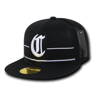 Compton City Snapback Flat Bill Hats, Flip Side - 