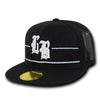 Long Beach City Snapback Flat Bill Hats, Flip Side