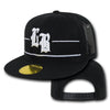 Long Beach City Snapback Flat Bill Hats, Flip Side