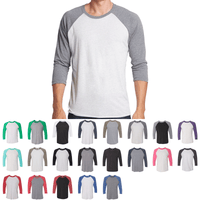 Next Level 6051 Unisex Triblend Three-Quarter Sleeve Raglan T-Shirt