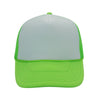 Nissun Neon Color Foam Mesh Trucker Hats Caps, Blank Two Tone Snapbacks