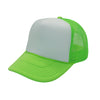 Nissun Neon Color Foam Mesh Trucker Hats Caps, Blank Two Tone Snapbacks