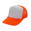 Nissun Neon Color Foam Mesh Trucker Hats Caps, Blank Two Tone Snapbacks