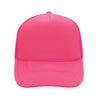 Nissun Neon Color Foam Mesh Trucker Hats Caps, Blank Two Tone Snapbacks