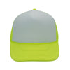 Nissun Neon Color Foam Mesh Trucker Hats Caps, Blank Two Tone Snapbacks
