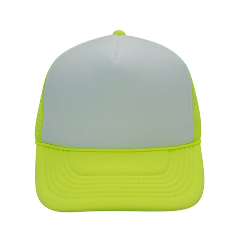 Nissun Neon Color – Two Blank Park Hats Mesh Caps, Snapback Tone Wholesale Trucker Foam The
