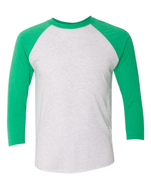 Next Level 6051 Unisex Triblend Three-Quarter Raglan T-Shirt - 