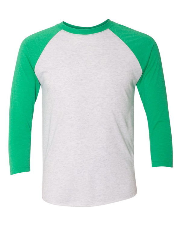Next Level 6051 Unisex Triblend Three-Quarter Raglan T-Shirt