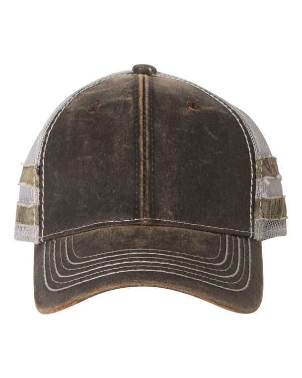 Outdoor Cap HPC400M - Frayed Camo Stripes Mesh-Back Cap