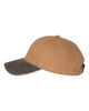 Outdoor Cap HPK100 - Weathered Canvas Crown with Contrast-Color Visor Cap