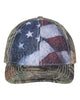 Outdoor Cap SUS100 - Camo with Flag Sublimated Front Panel Cap