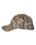 Outdoor Cap USA350 - Camo with Flag Sandwich Visor Cap - Picture 7 of 7