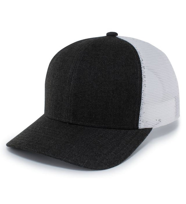 Pacific Headwear P124 - Herringbone Trucker Cap