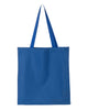 Q-Tees 14L Shopping Bag, Cotton Canvas Tote - Q125300